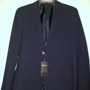 H&M Men’s Slim Fit Blazer (Navy) (BRAND NEW)